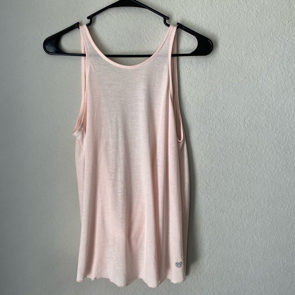 Pink work out tank